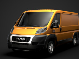 ram promaster cargo 1500 lr 136wb 2020 3D Model