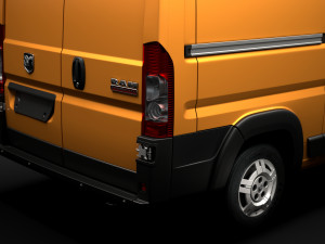 ram promaster cargo 1500 lr 136wb 2020 3D Model