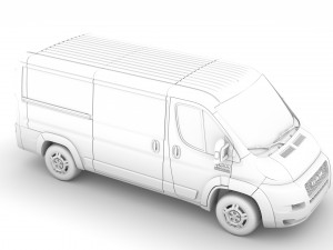 ram promaster cargo 1500 lr 136wb 2020 3D Model