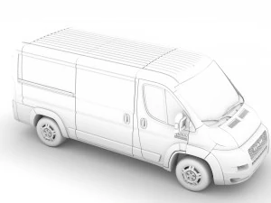 ram promaster cargo 1500 lr 136wb 2020 3D Model
