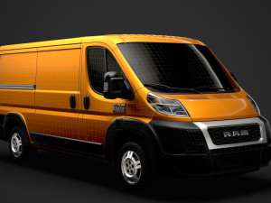 ram promaster cargo 1500 lr 136wb 2020 3D Model