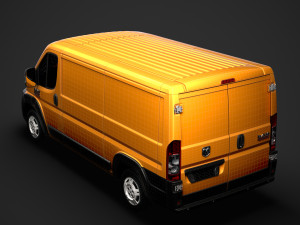 ram promaster cargo 1500 lr 136wb 2020 3D Model