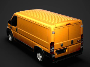 ram promaster cargo 1500 lr 136wb 2020 3D Model