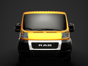 ram promaster cargo 1500 lr 136wb 2020 3D Model