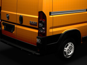 ram promaster cargo 1500 lr 136wb 2020 3D Model