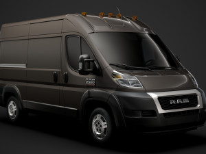 ram promaster cargo 2500 hr 136wb 2020 3D Model