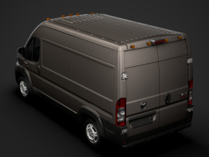 ram promaster cargo 2500 hr 136wb 2020 3D Model