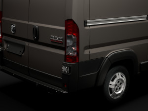 ram promaster cargo 2500 hr 136wb 2020 3D Model