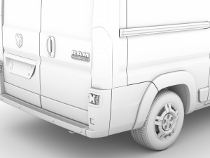 ram promaster cargo 2500 hr 136wb 2020 3D Model