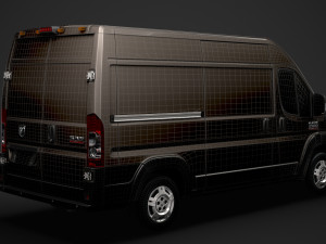 ram promaster cargo 2500 hr 136wb 2020 3D Model