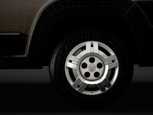 ram promaster cargo 2500 hr 136wb 2020 3D Model