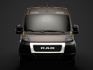 ram promaster cargo 2500 hr 136wb 2020 3D Model
