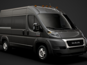 ram promaster window van 1500 hr 136wb 2020 3D Model
