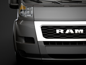 ram promaster window van 1500 hr 136wb 2020 3D 모델