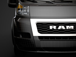 ram promaster window van 1500 hr 136wb 2020 3D 모델