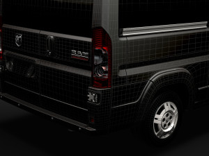 ram promaster window van 1500 hr 136wb 2020 3D 모델