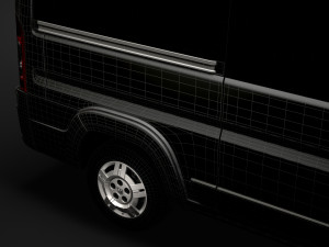 ram promaster window van 1500 hr 136wb 2020 3D 모델