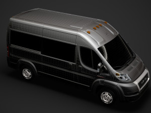 ram promaster window van 1500 hr 136wb 2020 3D 모델