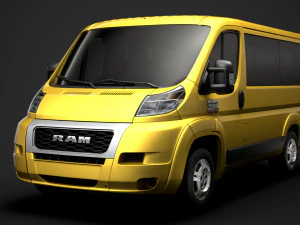 ram promaster window van 1500 lr 118wb 2020 3D Model