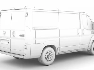ram promaster window van 1500 lr 118wb 2020 3D Model