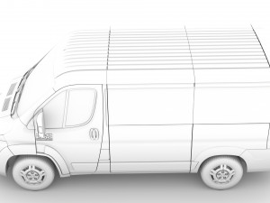 ram promaster window van 1500 lr 118wb 2020 Modèle 3D