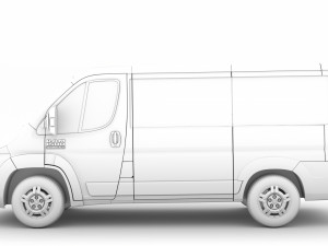 ram promaster window van 1500 lr 118wb 2020 Modèle 3D