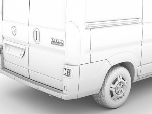ram promaster window van 1500 lr 118wb 2020 Modèle 3D