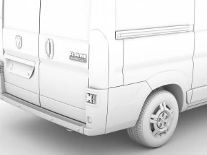 ram promaster window van 1500 lr 118wb 2020 3D Model
