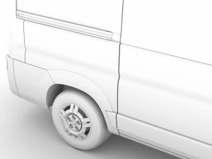 ram promaster window van 1500 lr 118wb 2020 3D Model