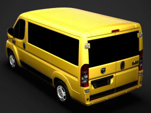 ram promaster window van 1500 lr 118wb 2020 3D Model
