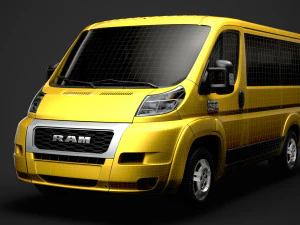 ram promaster window van 1500 lr 118wb 2020 3D Model