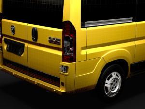 ram promaster window van 1500 lr 118wb 2020 Modèle 3D