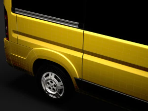ram promaster window van 1500 lr 118wb 2020 3D Model