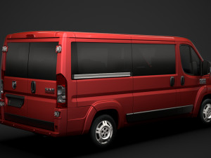 ram promaster window van 1500 lr 136wb 2020 3D Модель