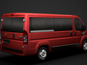 ram promaster window van 1500 lr 136wb 2020 3D Model