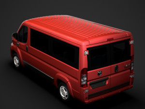 ram promaster window van 1500 lr 136wb 2020 3D Модель