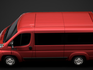 ram promaster window van 1500 lr 136wb 2020 3D Модель
