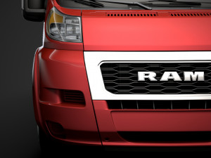 ram promaster window van 1500 lr 136wb 2020 3D Модель