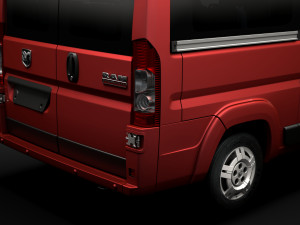ram promaster window van 1500 lr 136wb 2020 3D Модель
