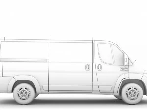 ram promaster window van 1500 lr 136wb 2020 3D Model