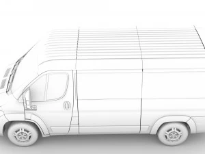 ram promaster window van 1500 lr 136wb 2020 3D Model