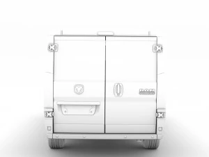 ram promaster window van 1500 lr 136wb 2020 3D Model