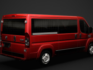 ram promaster window van 1500 lr 136wb 2020 3D Модель