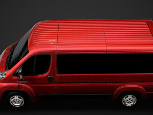 ram promaster window van 1500 lr 136wb 2020 3D Модель