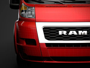 ram promaster window van 1500 lr 136wb 2020 3D Model