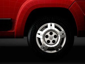 ram promaster window van 1500 lr 136wb 2020 3D Model
