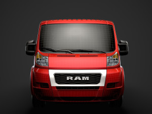 ram promaster window van 1500 lr 136wb 2020 3D Модель