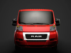 ram promaster window van 1500 lr 136wb 2020 3D Model