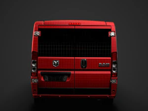 ram promaster window van 1500 lr 136wb 2020 3D Model