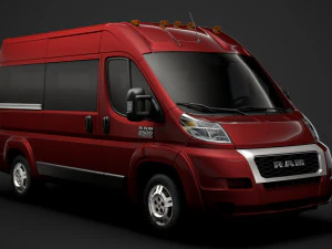 фургон с окном Ram Promaster 2500 ч 136wb 2020 г. 3D Модель